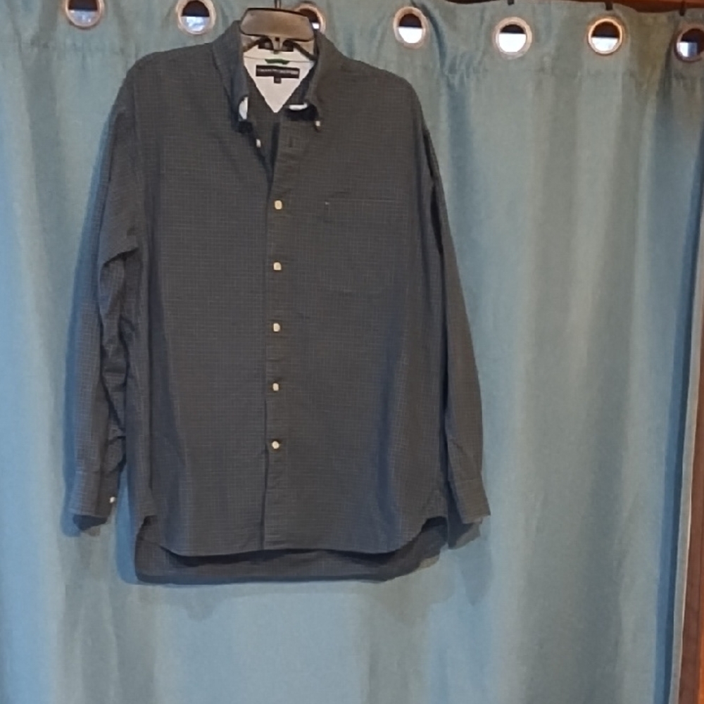 Tommy Hilfiger Men's Dark Green Button Down Shirt